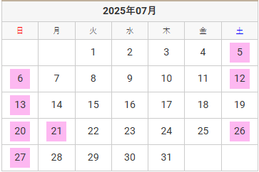 7月自動車